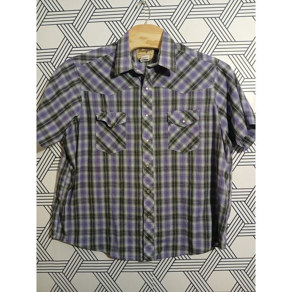Wrangler Western Fashion Pearl Snap Shirt Size 2XL - Picture 1 of 3
